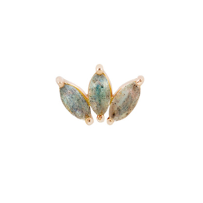 Moet Threadless End with Labradorite