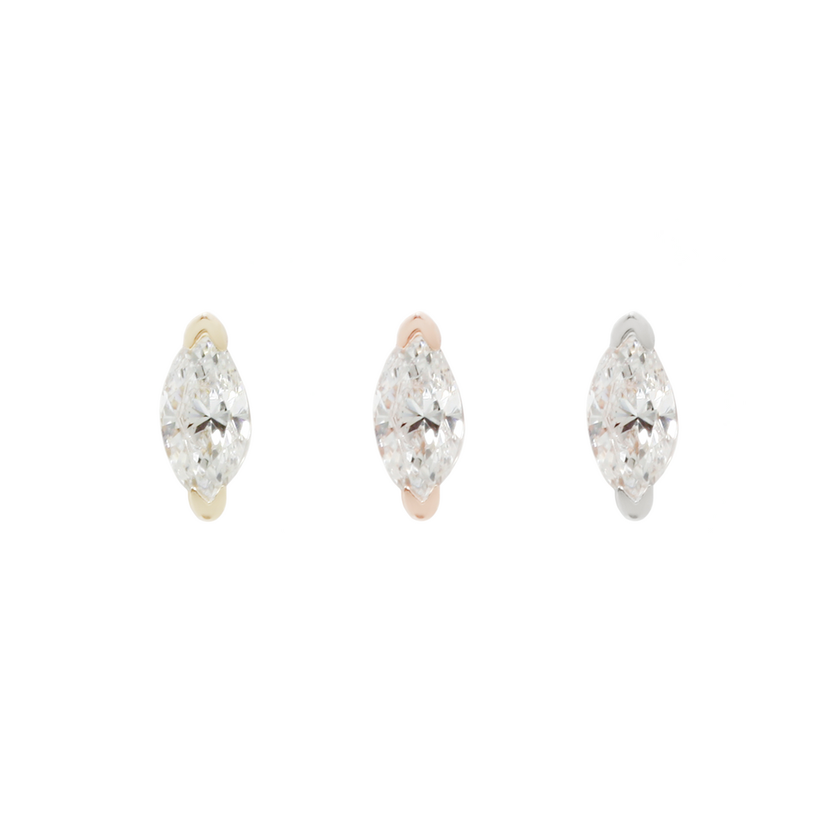Zuri Threadless End with CZ
