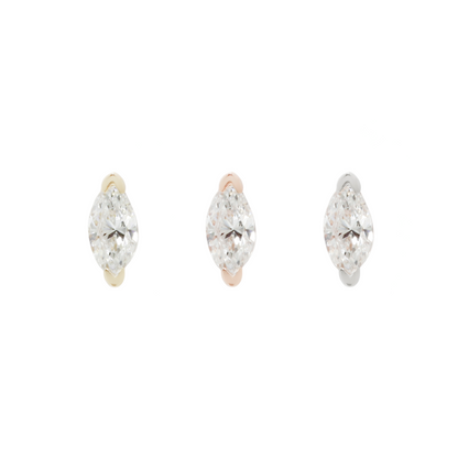 Zuri Threadless End with CZ
