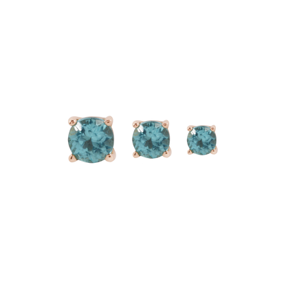 Prong Gem Threadless End with Apatite