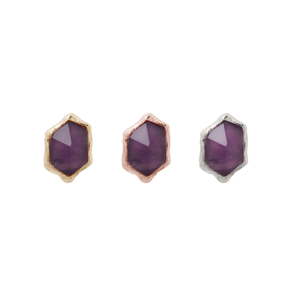 Pump Up The Volume Threadless End with Amethyst