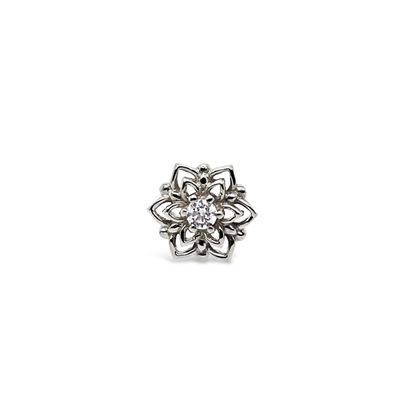 Mandala Threadless End with CZ