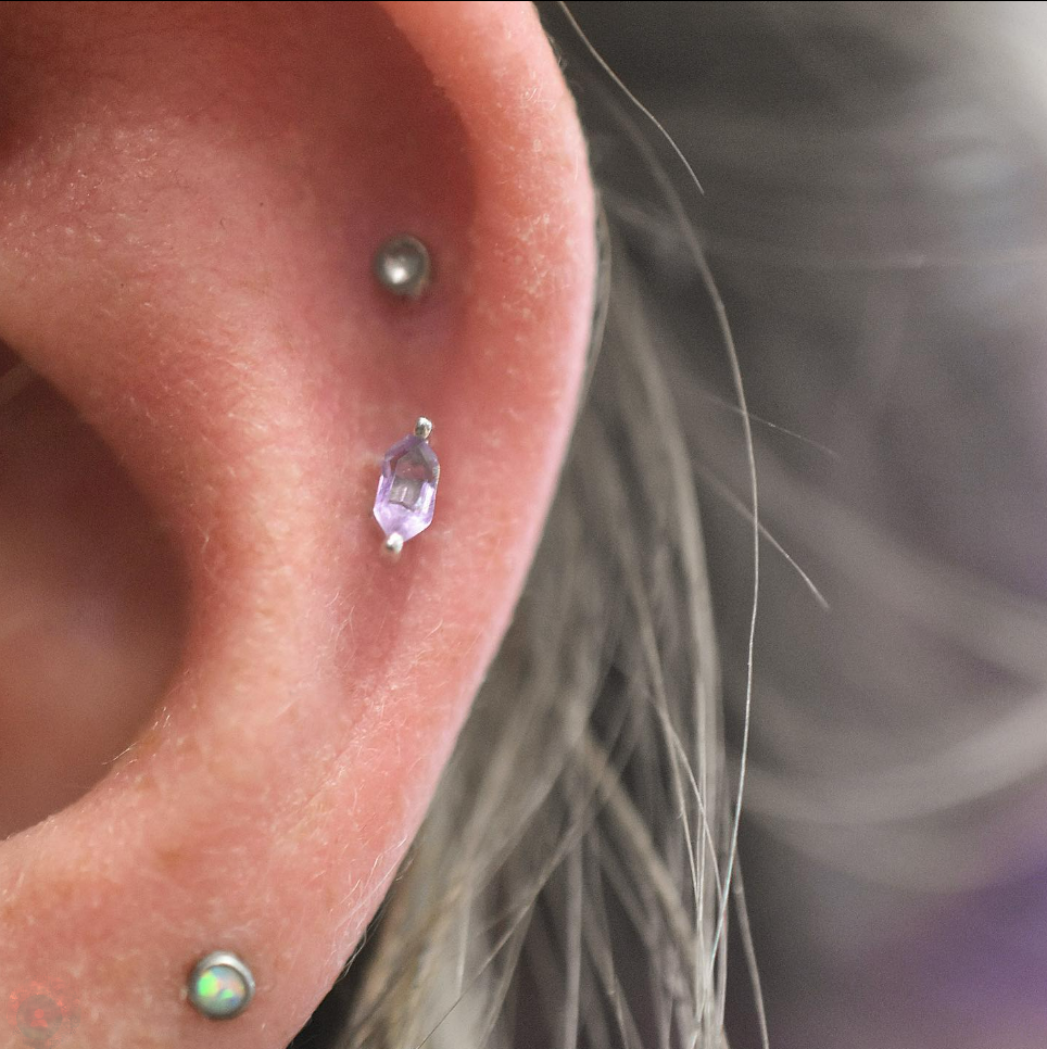 Oh My My! Threadless End with Amethyst