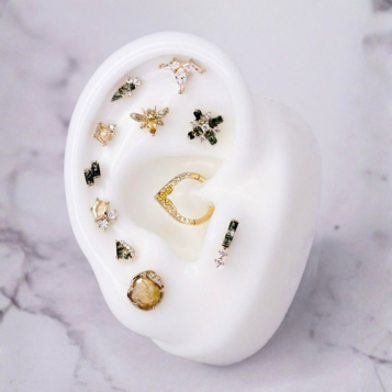 Rise + Shine Clicker with Citrine Ombre
